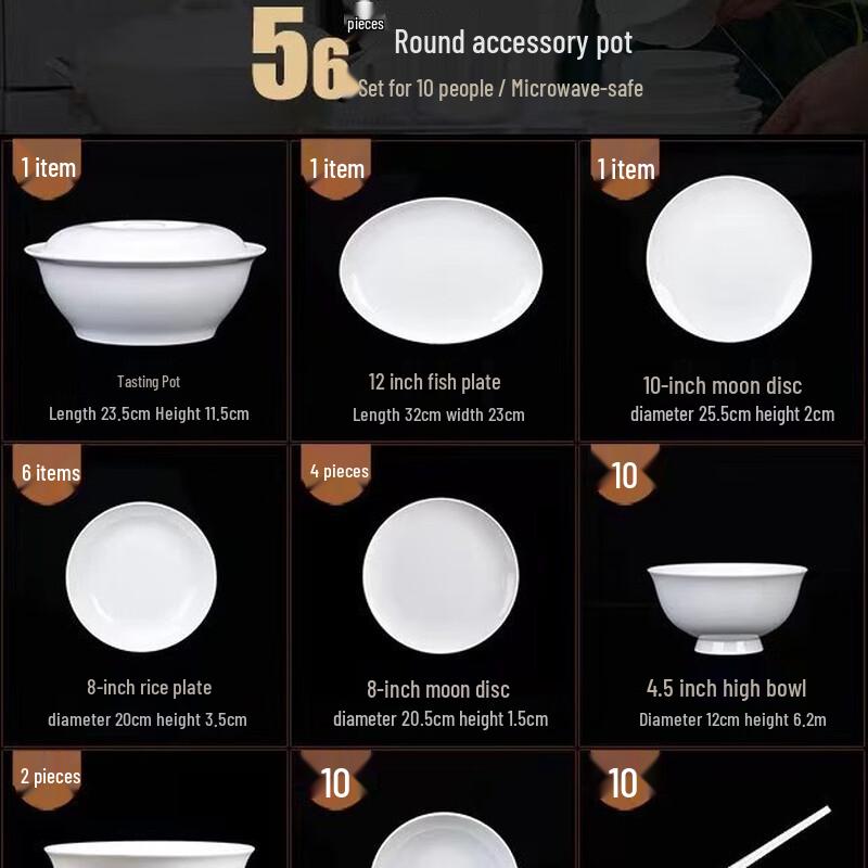 Underglaze Bone China Dinnerware Set