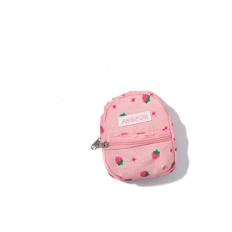 

Персонализированная новая клубничная сумка-мессенджер с простым принтом, женская мини-сумка для мобильного телефона, нишевая тканевая сумка для мелочи