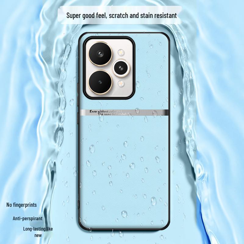 Realme 15 Pro H Liquid Leather Phone Case - Durable, Minimalist, High-End Business Design