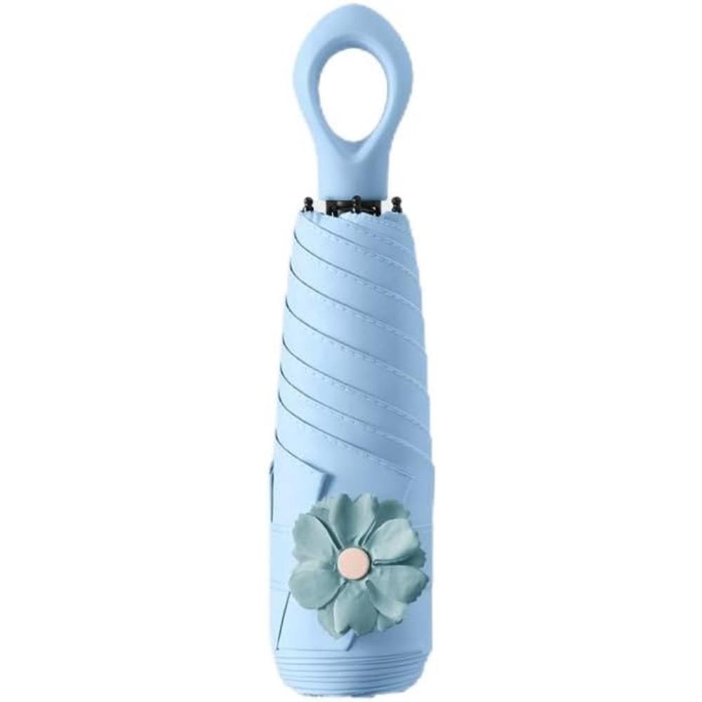 Mini Umbrella For Purse, Small Travel Umbrella Compact Waterproof Umbrella for Light Rain, Suitable for Women Purse and Pocket