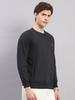 Monte Carlo Men Regular Fit Dark Grey Sweatshirt