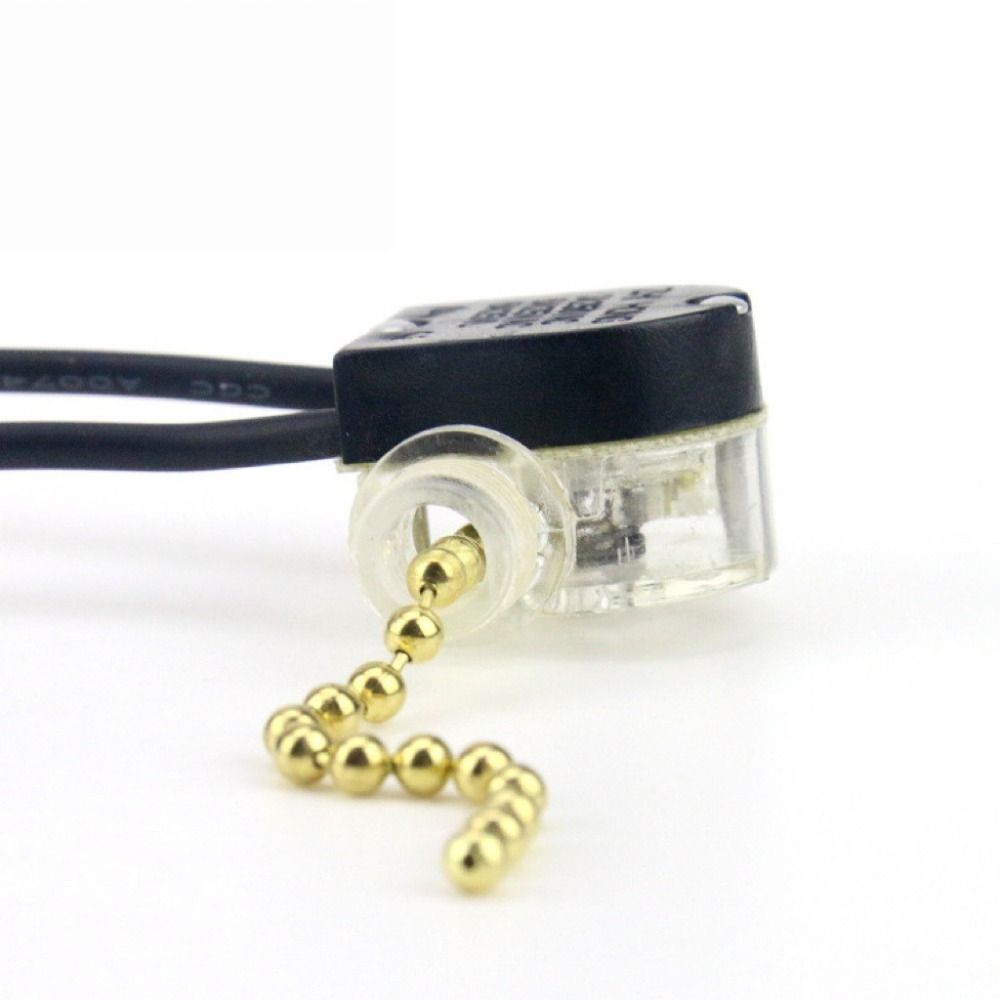 250V 3A 125V 6A Ceiling Fan Switch Two-Wire Pull Chain Switch Fan Light Switch Lighting Repair