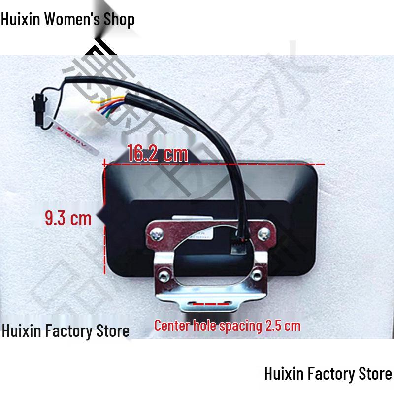 Turtle King Electric Bike LED Display: 48V/60V/72V Speedometer & Odometer for Little Turtle King & Big Golden Bull Models