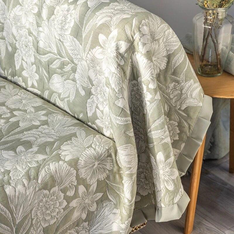 Sofatuch, vollständig bezogen mit hochwertigem und einfachem Sofabezugsstoff im europäischen Stil