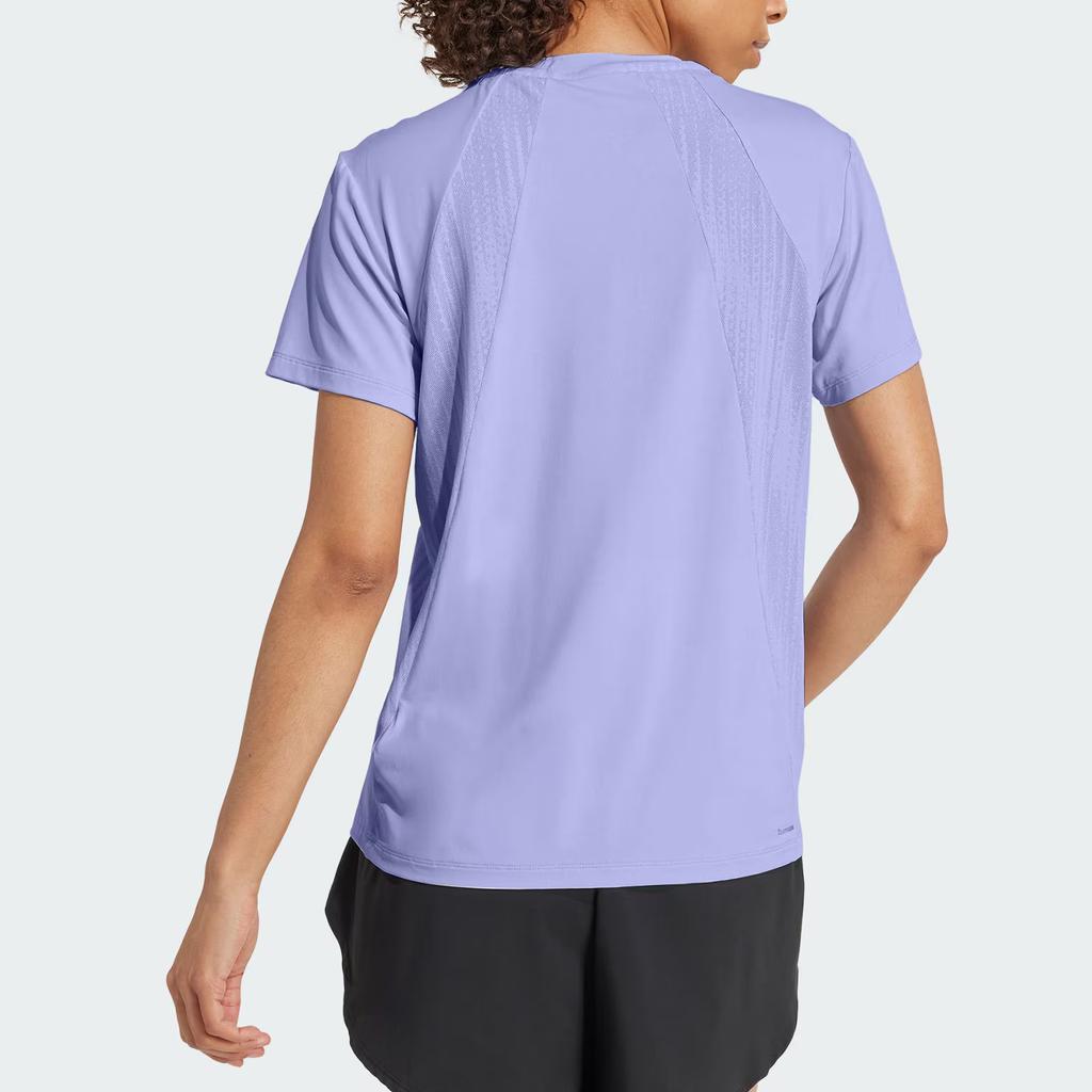 adidas Climacool Intensity Quick-Dry Breathable Sports Fitness T-Shirt Women Tops Light-Purple JZ6280