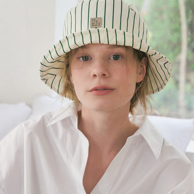 

Панама RaJu в полоску_2 цвета Light green