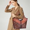 Johnature Large Capacity Casual Tote Genuine Leather Women Bag Versatile Vintage Natural Cowhide Shoulder Bags