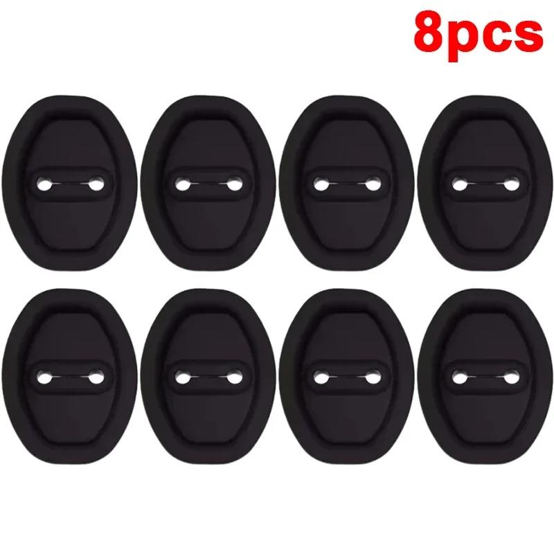 Universal Car Door Mute Shock Absorbing Pad Silicone Doors Lock Buckle Bumper Cars Locks Protective Accessories Automotive Parts