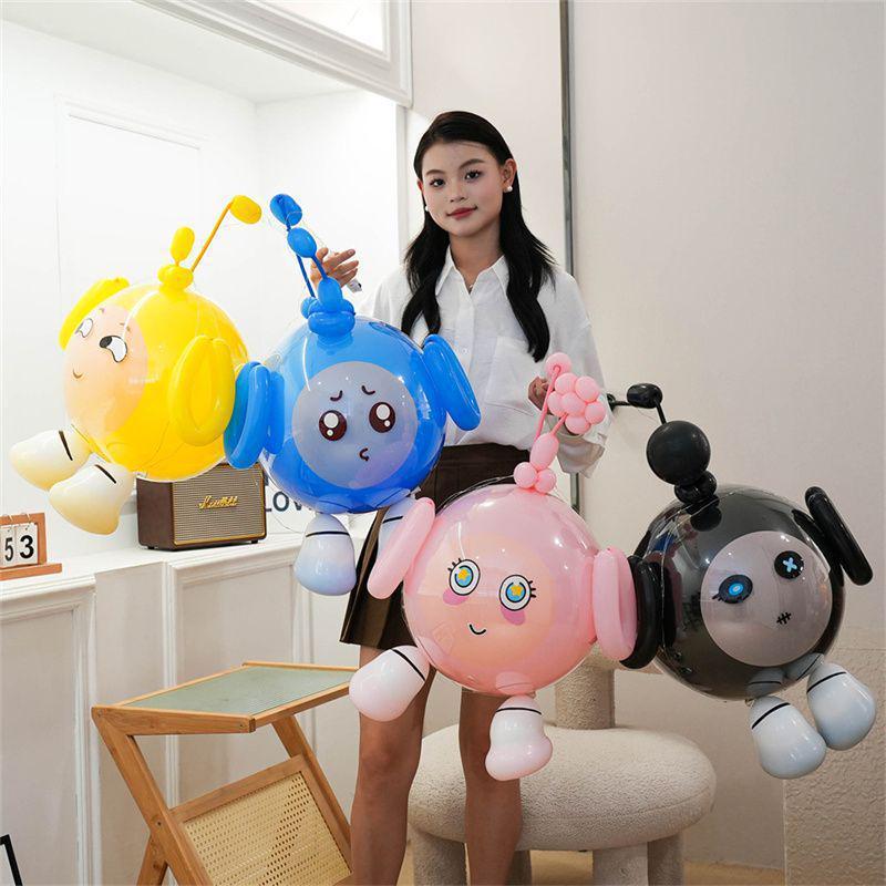 Cartoon Egg Waffle Lanterns: Luminous Bobo Balloons for Night Markets & Parties