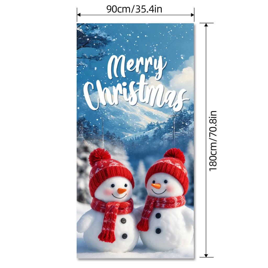 Christmas Background Cloth, Explosive Decorative Banner Hanging Cloth, Camera Couplet Direct Sales