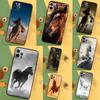 Running Horses Animal Case For iPhone 17 16 15 13 12 11 14 Pro Max Mini Plus 16e 17 Air Bumper Cover Accessories