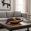 Banana Tray Gilded Shaped Textured for Coffee Table, Entryway, Living Room
