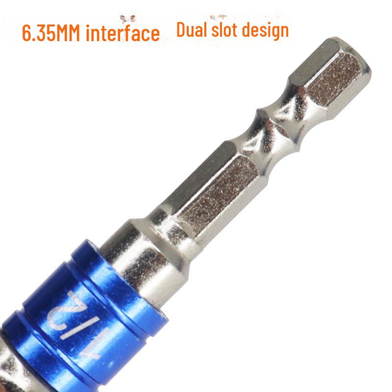 Hex Handle To Square Head Sleeve, Small Air Screwdriver Adapter for Drill Conversion