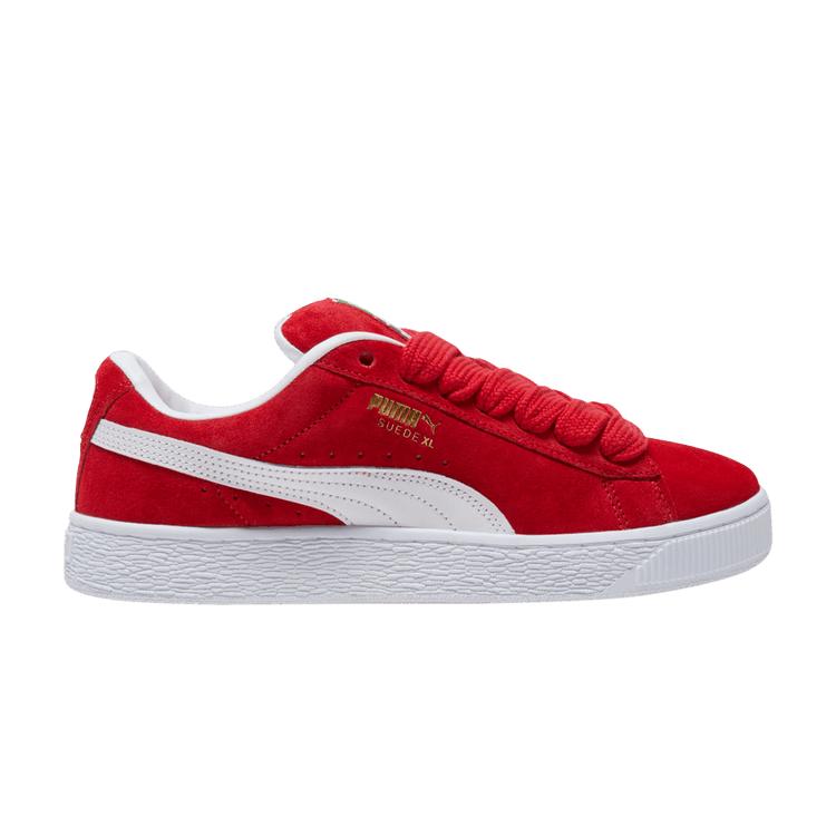 

Puma Замшевые XL For All Time красные женские кроссовки белые 397648-03 39