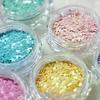 1Jar 1mm Mini Sparkling Love Nail Glitter Sparkling Heart Nail Decoration Nail Salon Design Cute Accessories DIY Nail Art Design