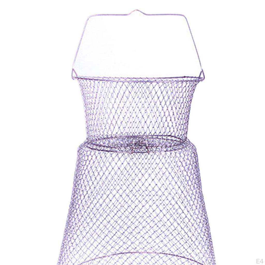 Portable Wire Mesh Fishing Basket