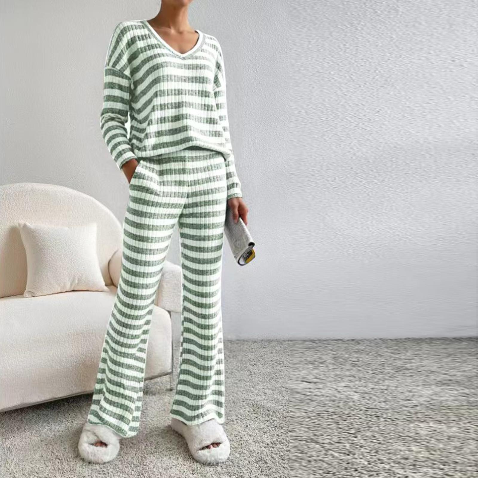 

Женские модные повседневные прямые брюки, элегантный и свободный костюм с V-образным вырезом XL