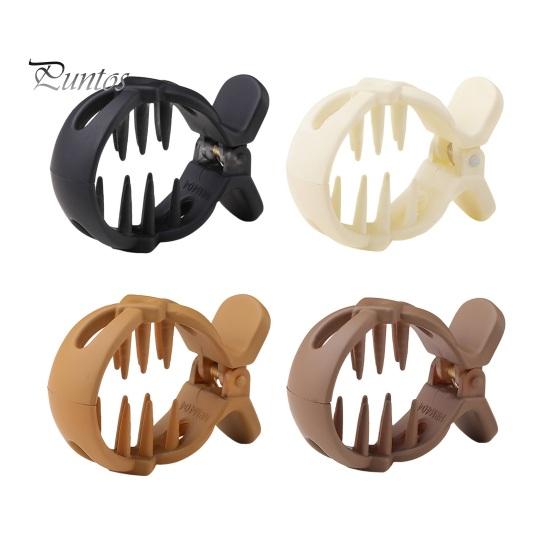 

4 шт. заколки-пряжки противоскользящие зубчики высокие хвостики держатели для волос прочная металлическая пружина пластиковый держатель для хвостиков Bowknot