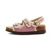 4.5Cm~ New soft leather sandals women's summer wear is not tired of feet with skirts, beautiful small thick-soled Birkenstocks