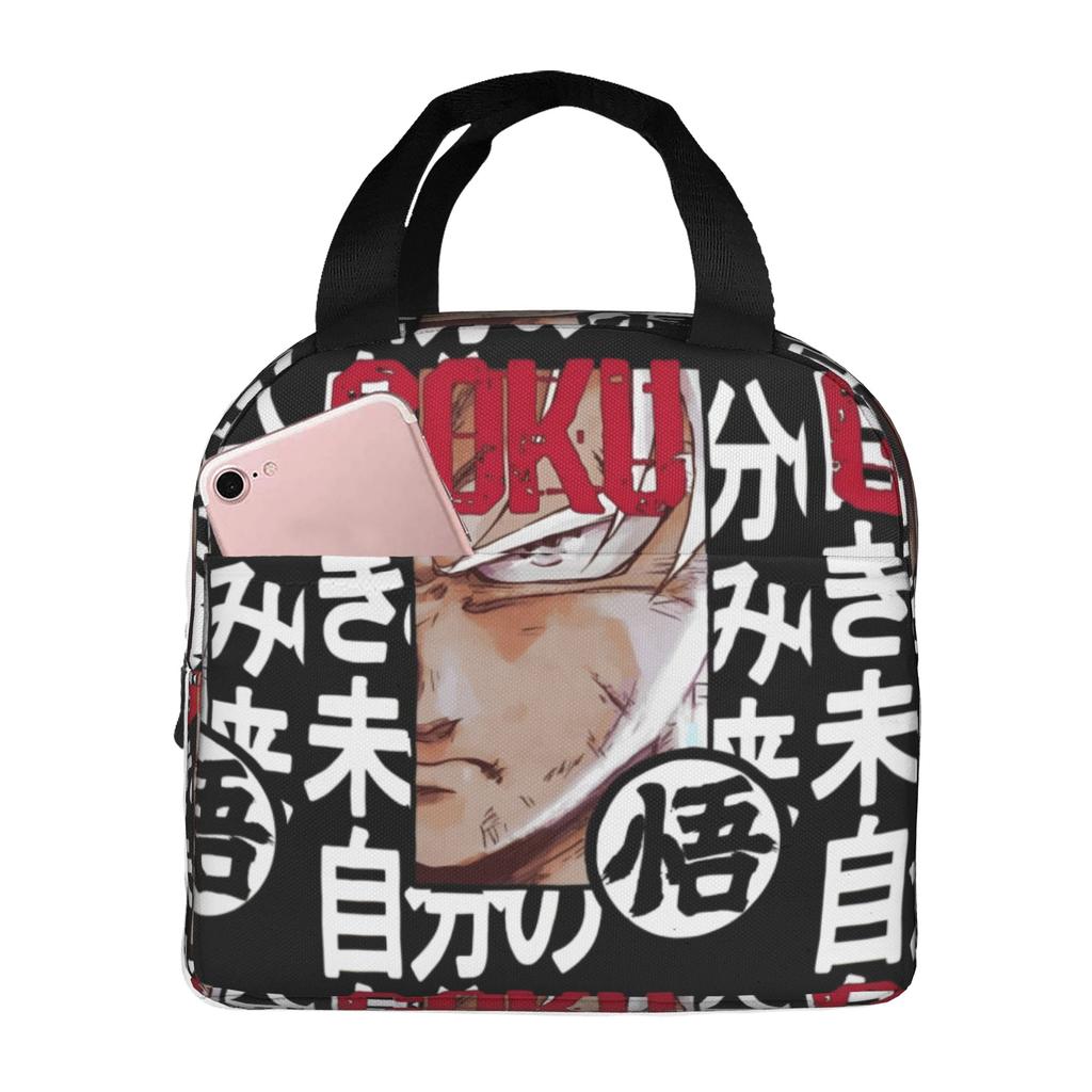 Custom DBZ Dragons Goku Ball Thermal Insulated Lunch Bag Women Men Warrior Resuable Lunch Tote for Outdoor Camping Travel