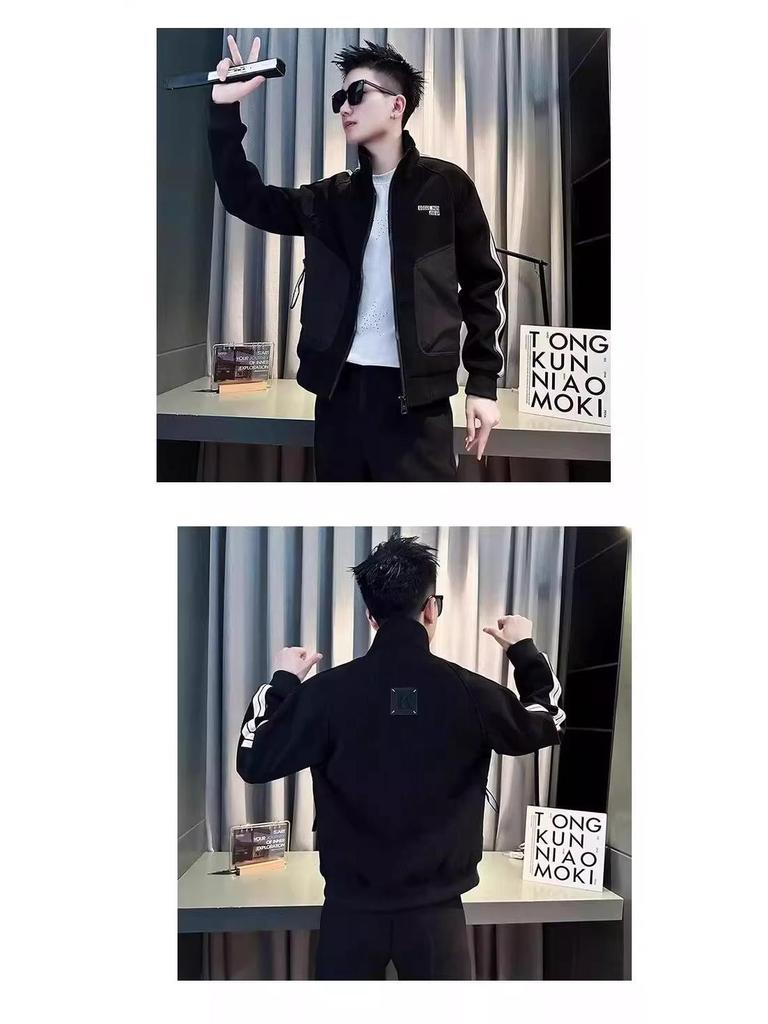 Men's Scruffy Handsome Corduroy Jacket - High-End Casual Fashion, New Spring/Autumn 2025 Trend.