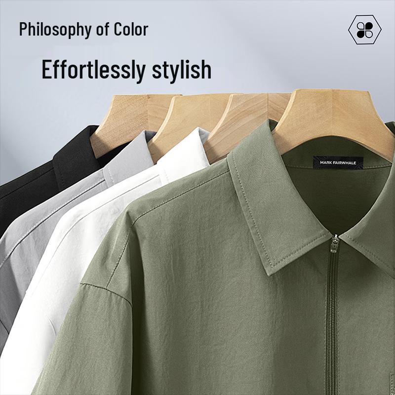 Mark Fairwhale Men's Half-Zip Polo Shirt
