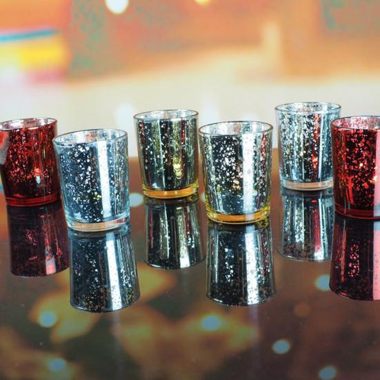 Mosaic Glass Tealight Votive Candle Holder for Wedding Party Bar Home Decor