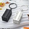 Breloczek do kluczy w kształcie kontenera Wisiorek Metalowy breloczek Tematyczny breloczek Logistyka Handel zagraniczny Kompaktowy breloczek do torebki Akcesoria