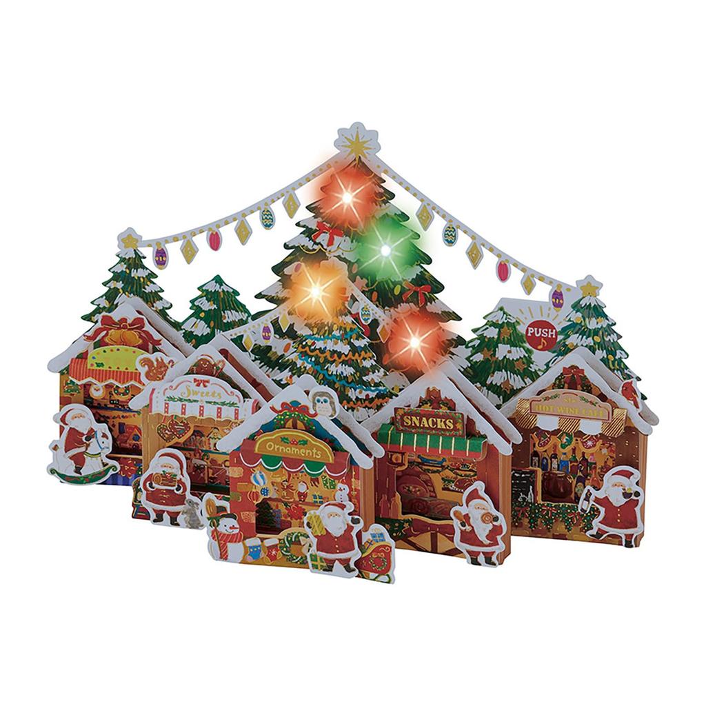 Sanrio Christmas Card Light Melody Card Christmas Market Message Card Greeting Card 109878 & JXPM14-4