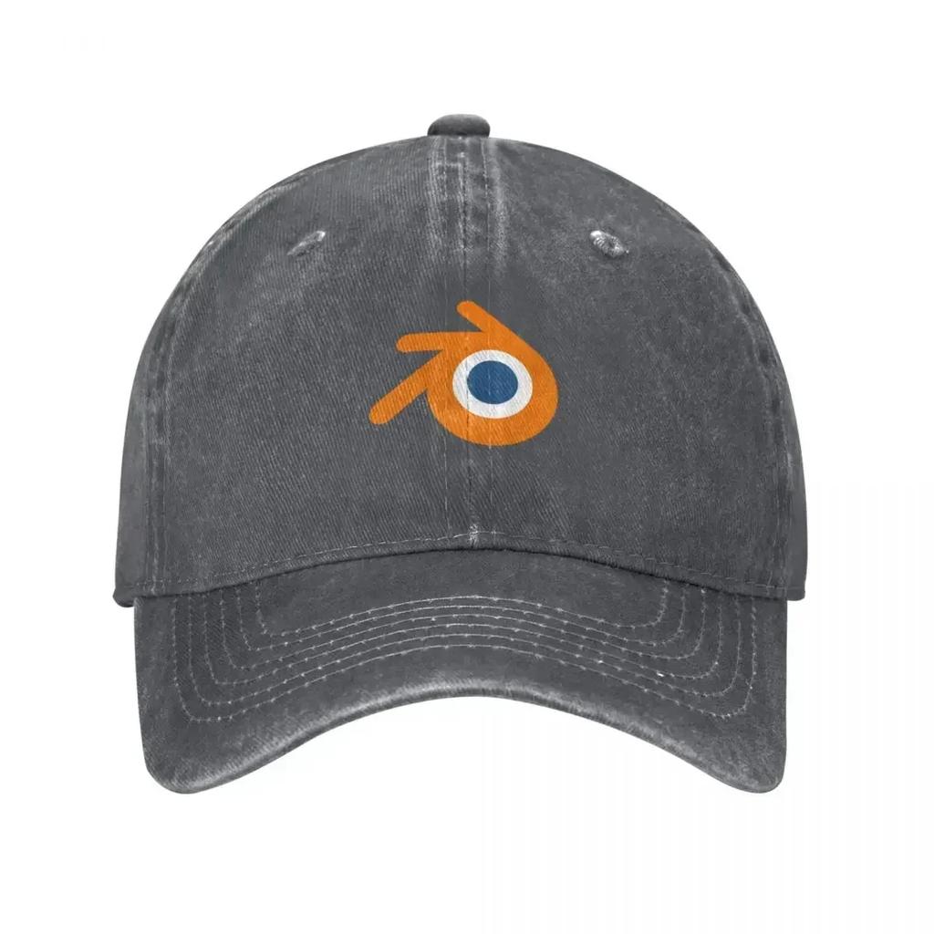 Blender 3D Logo Blender Baseball Cap Golf Cap Anime Hat New In Hat Elegant WoWoUnisexs Hats WoUnisexs
