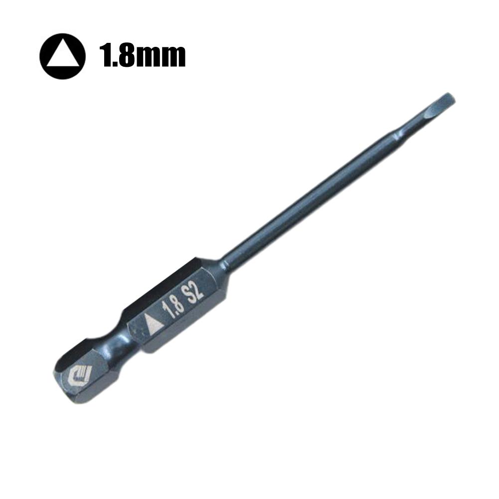 Triangle Screwdriver Bit Wide Using Dark Blue Electric