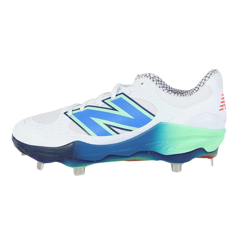 New Balance 3000v7 Metall L3000IT7 2E Baseballschuhe Größe 2025 Modell (Weiß, 26.0, Herren) -