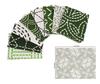 Soimoi 8 Pc Fat Quarter Bundle-  Japanese Sashiko  Print 18"x 22"  DIY Patchwork-  100  Cotton  Pre-Cut Quilting Fabric  White &