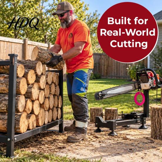 Adjustable Log Measuring Tool Chainsaw Cutting Guide Marker Shaft Improve Accuracy Tool Magnetic Marking Create More Consistent Lengths for Firewood