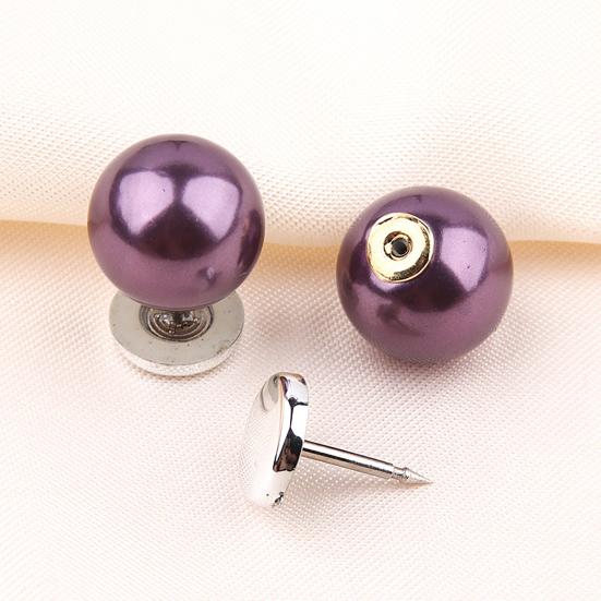 Fashion Scarf Buckles 5Pcs Fake Pearl Buttons for Clothing, Removable Decorative Brooch Pins, No Waist Tightening Pins Dresses Sew Safety Shirt