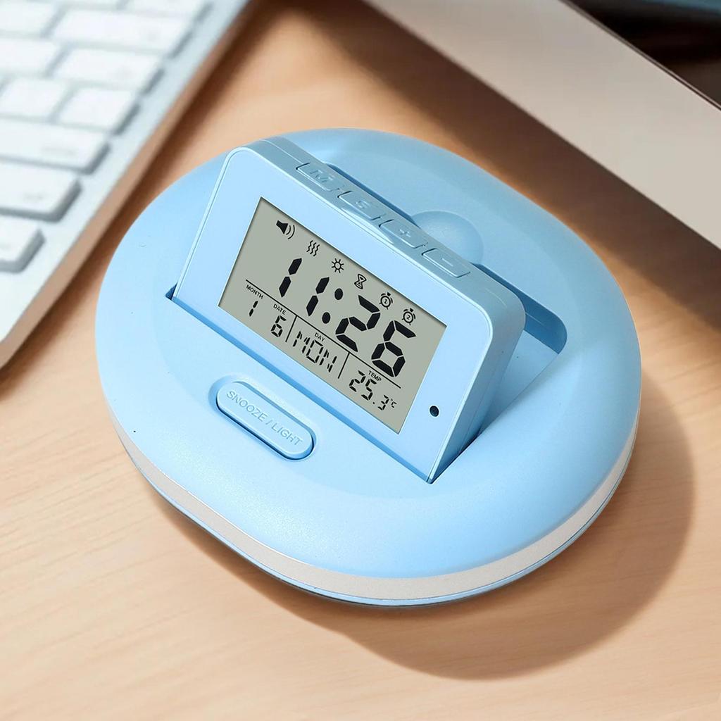 Vibrating LED Digital Alarm Clock Timekeeping Equipment With 3 Modes Countdown Temperature Display Weekdays And Weekends