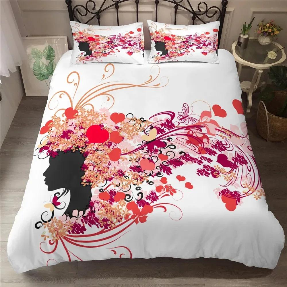Beautiful Fairy Butterfly Duvet Cover Set Fantasy Butterfly Bedding Set Luxury Quilt Cover For Girls Woman Gifts King Bedspread