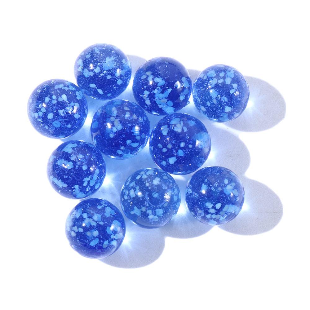 10pcs/pack Non-porous Fish Tank Glass Ball Glow in The Drak Transparent Crystal Beads Parent-child