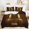 Stars And Moon Duvet Cover Twin King Muslim Ramadan Festival Bedding Set Microfiber Lamp Comforter Cover For Teen Adult Decor