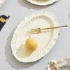 Cream Wind Ceramic Tableware Creative High-Value Gift Box With Lace Dishes And Plate Combination Housewarming Gift Bowls