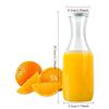 1500Ml Cold Water Pot Milk Bottle with Sealed Cap PC Cold Water Bottle Heat Resistant Beverage Juice Bottle Kitchens Accessories