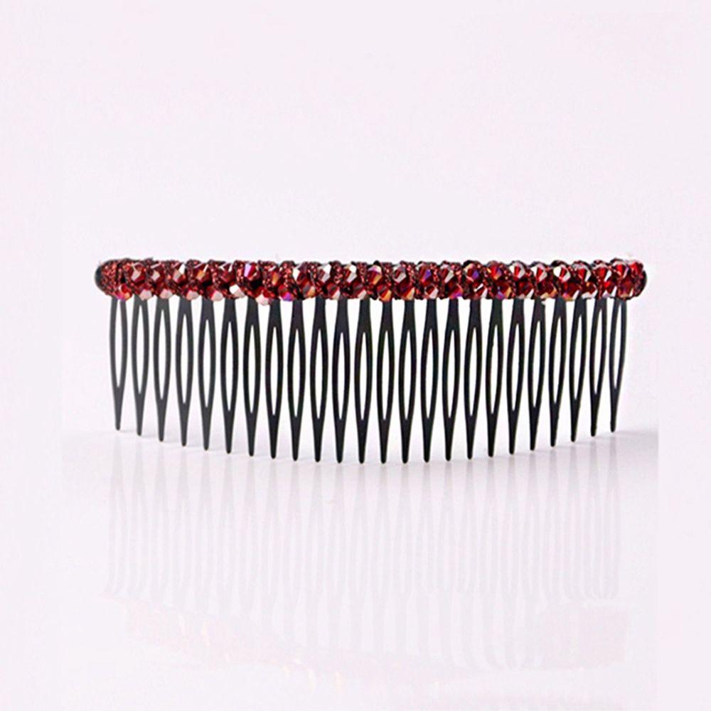 Vintage For Girls Rhinestones Ponytail Holder Hairpins Korean Barrettes Girl Bangs Clip Women Hair Comb Crystal Hair Clips
