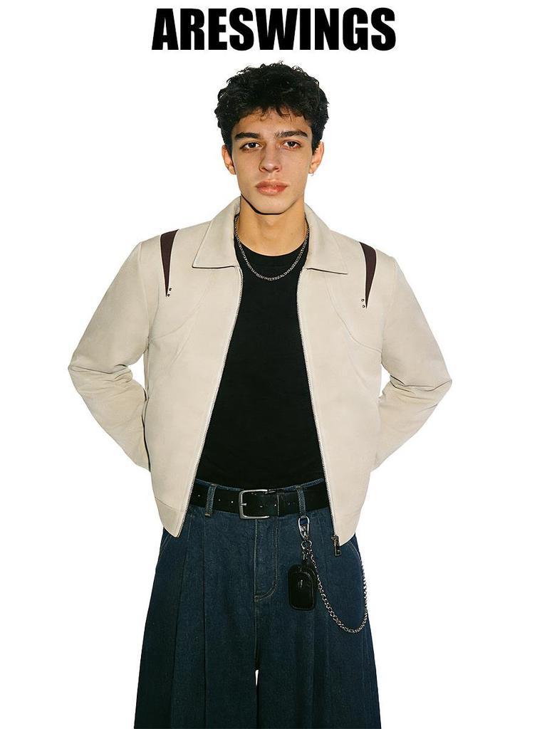 ARES Retro American Style Lapel Jacket - Spring Arrival Men's Shoulder Coat