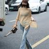 Ice Silk Irregular Cape Shawl Thin Knitted Sweater Top Women Fashion Sunscreen Scarf