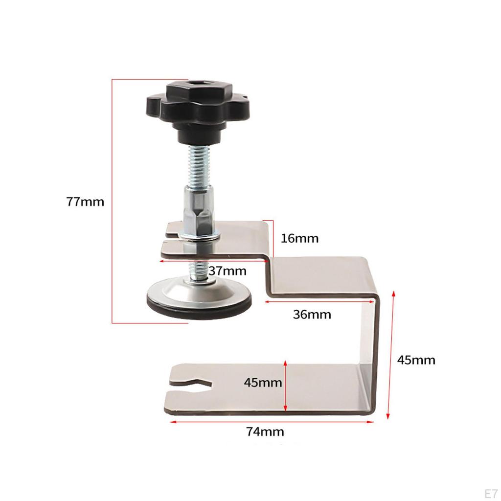 Clamp Fixed Auxiliary Cabinet Sturdy Plate Mounting Clip Carpenter Metal