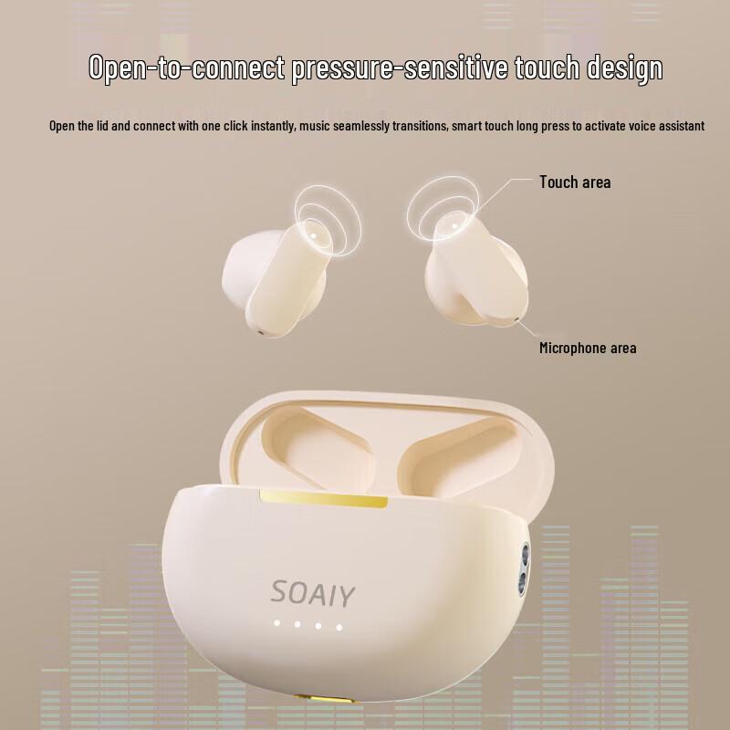 Soai SL6 Pro Wireless Semi-in-ear Bluetooth Headphones