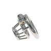 Xu Gu Yu Stainless Steel Spiked Chastity Cage for Male Training.