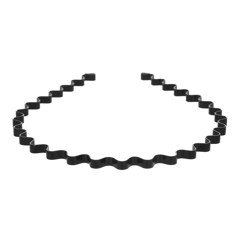 Metal Wavy Headband Stylish Headband Thickened Face Wash