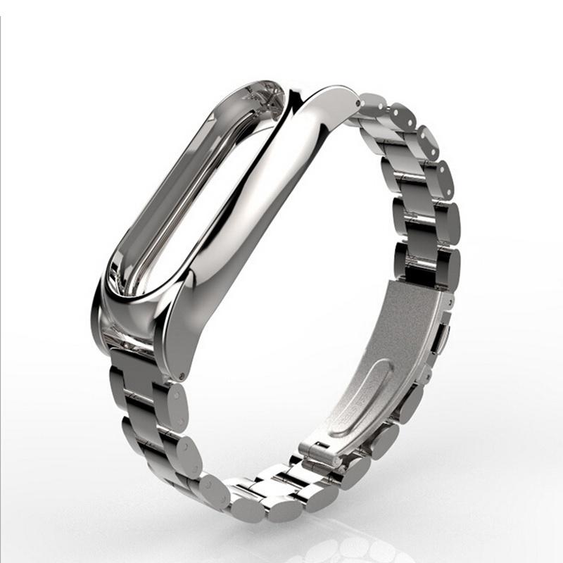 Bracelet Metal Wristband for Xiaomi 2 Generation Plus Stainless Steel Solid Tape