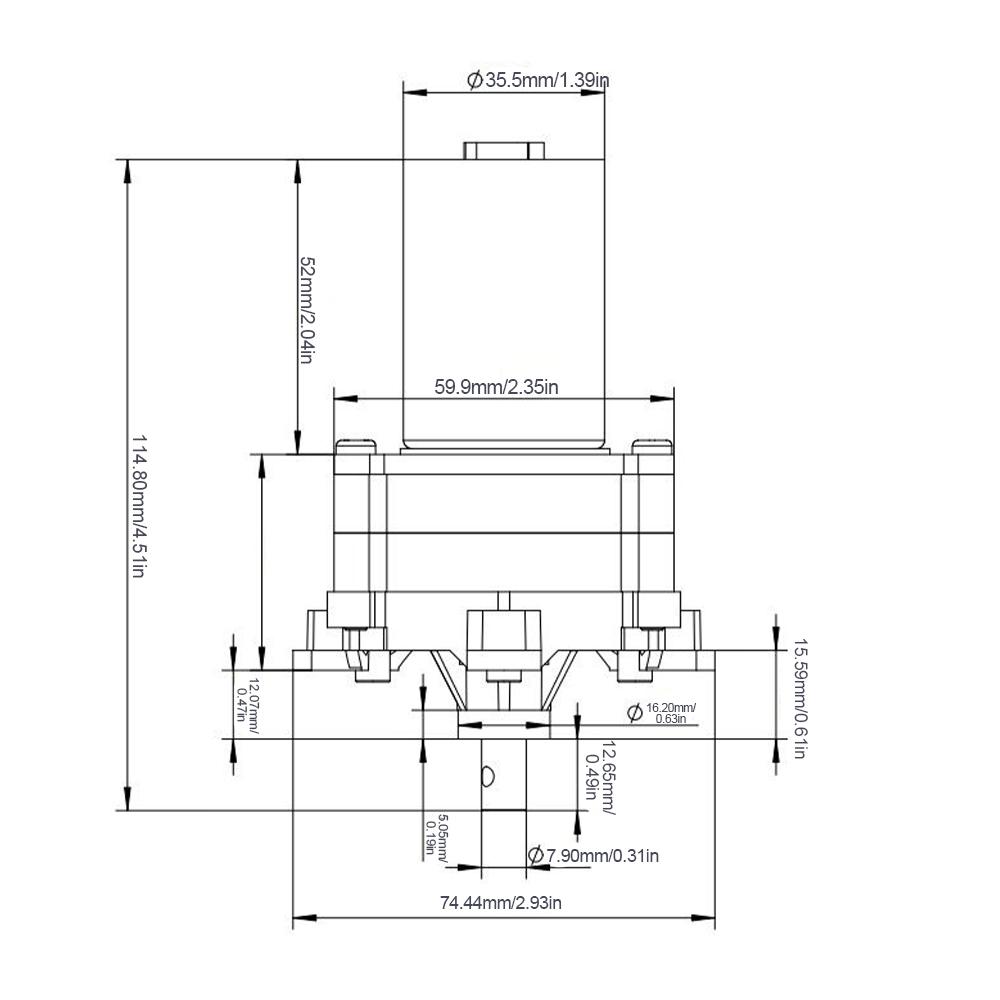 Handkurbelgenerator DC0-30V Wasserkraftgenerator Wasserkraft DC Notstromversorgung Rohrleitungsgenerator 95% Umwandlungseffizienz